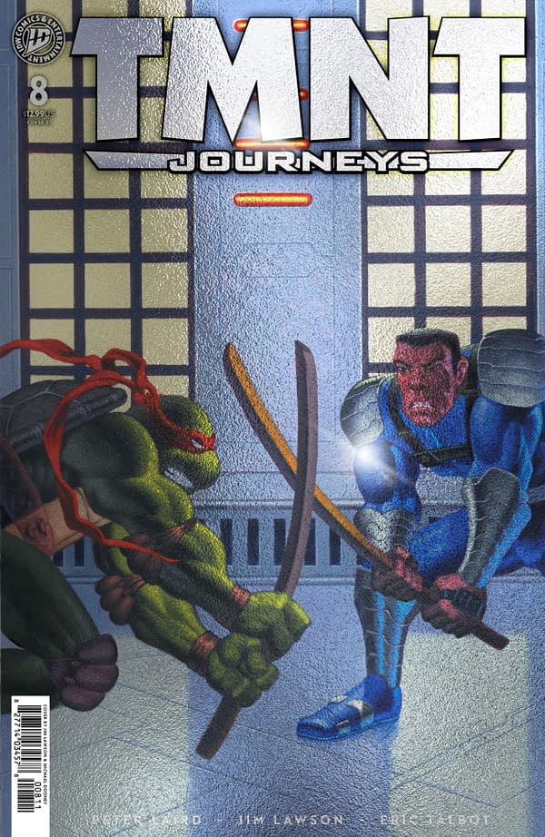 Cover image for TMNT: Journeys #8 Variant RI (10) Foil (Dooney & Lawson)