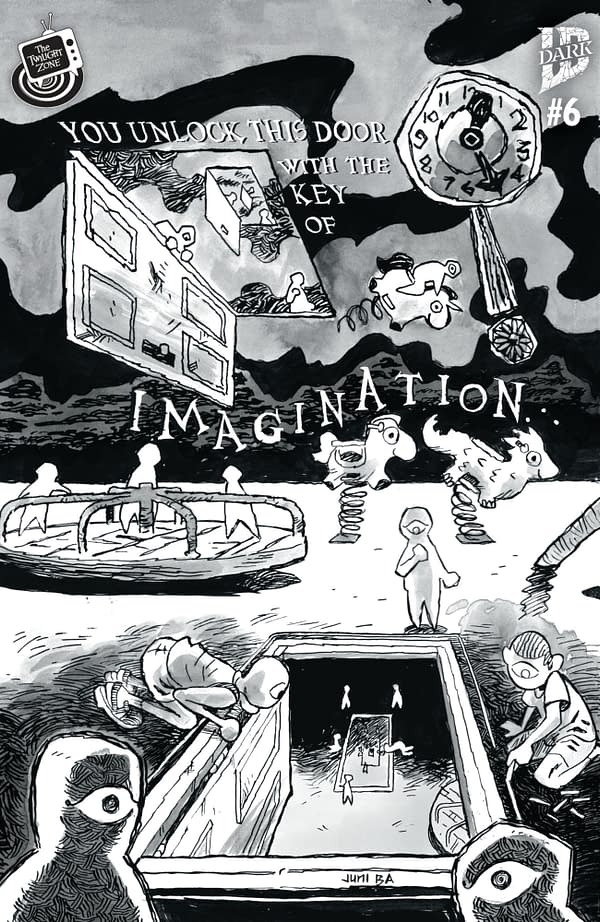 Cover image for The Twilight Zone #6 Variant B (Ba Connecting Cover)