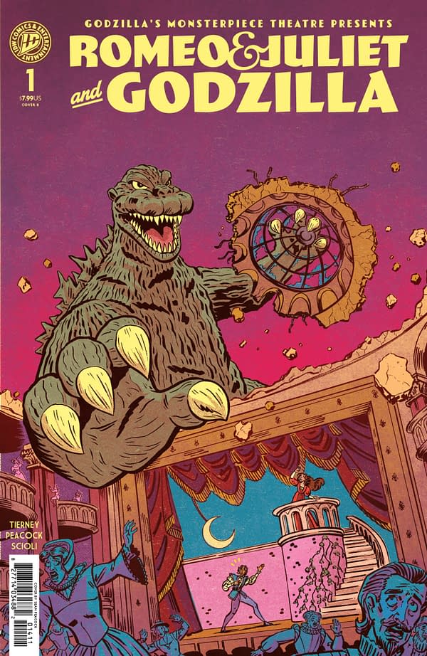 Cover image for Godzilla's Monsterpiece Theatre Presents: Romeo & Juliet & Godzilla Variant B (Peacock)