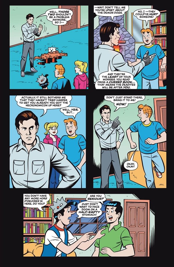 Interior preview page from Archie x Army of Darkness #3
