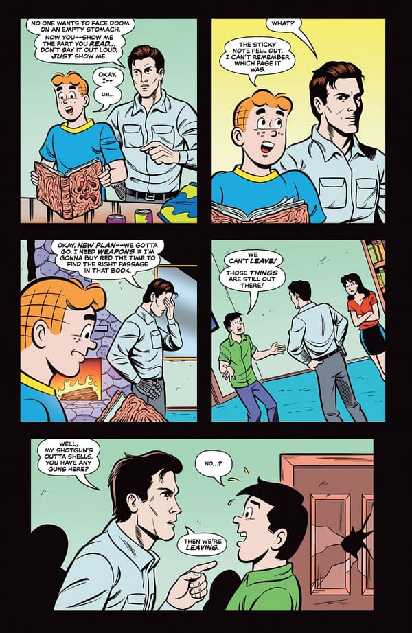 Interior preview page from Archie x Army of Darkness #3
