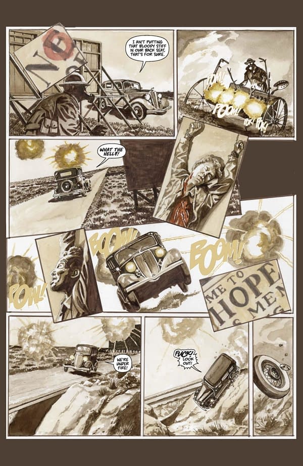 Interior preview page from Dust to Dust #8