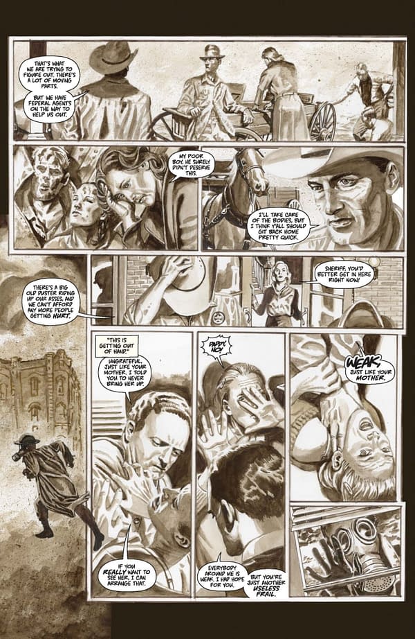 Interior preview page from Dust to Dust #8