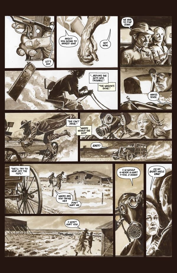 Interior preview page from Dust to Dust #8