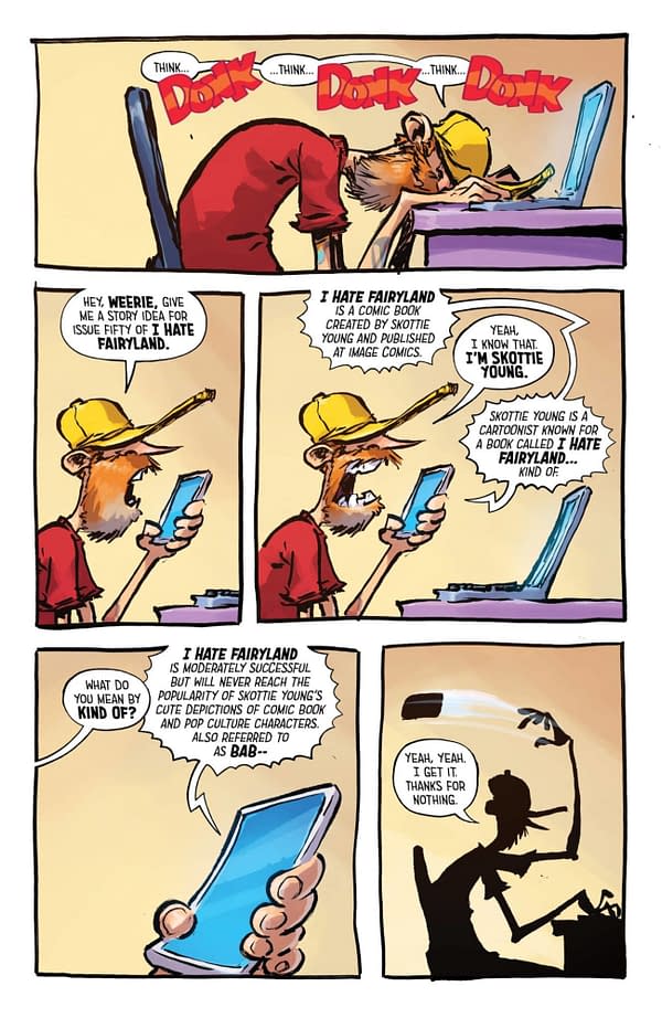 Interior preview page from I Hate Fairyland #50