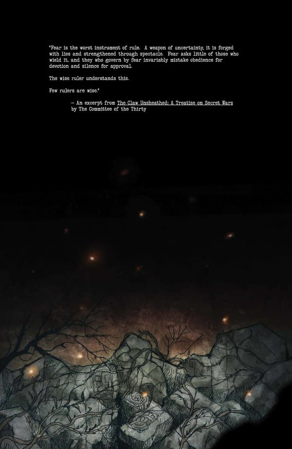 Interior preview page from Monstress #61