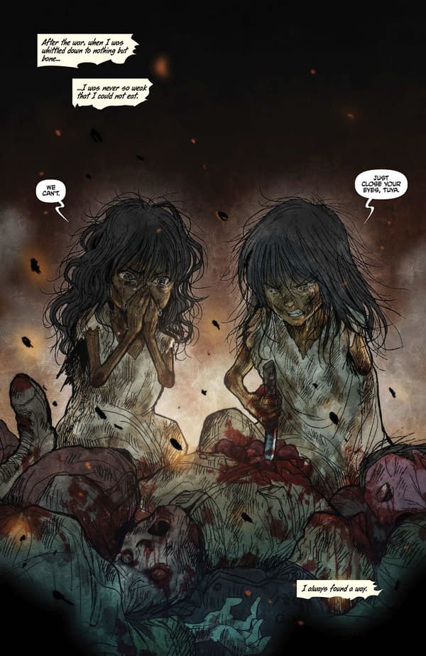 Interior preview page from Monstress #61