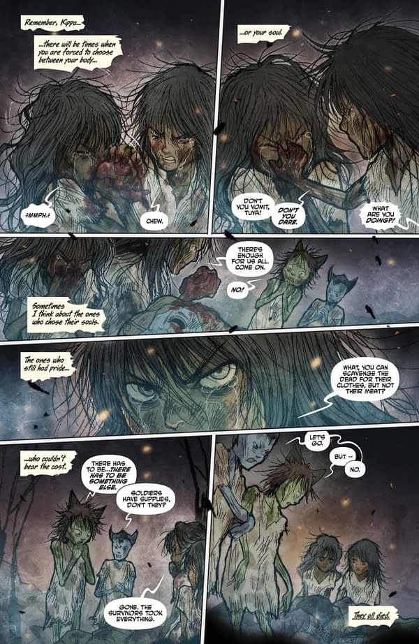 Interior preview page from Monstress #61