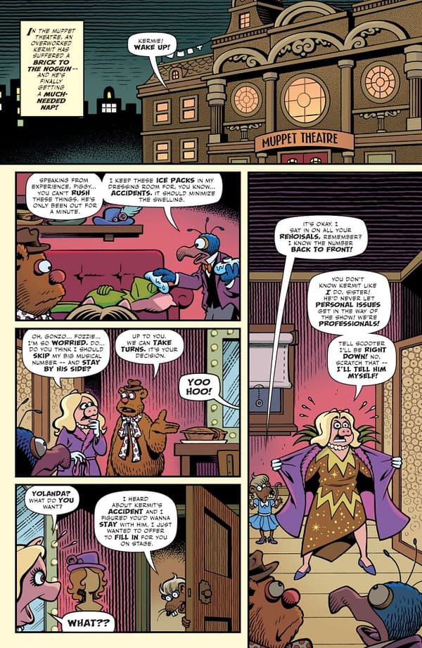 Interior preview page from Muppets Noir #2