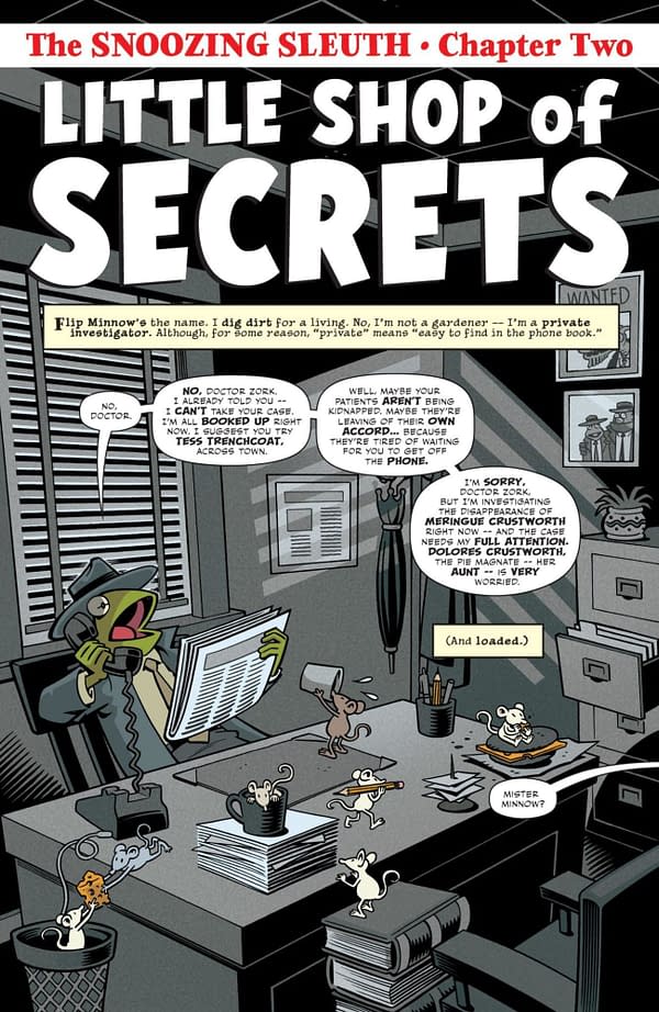 Interior preview page from Muppets Noir #2
