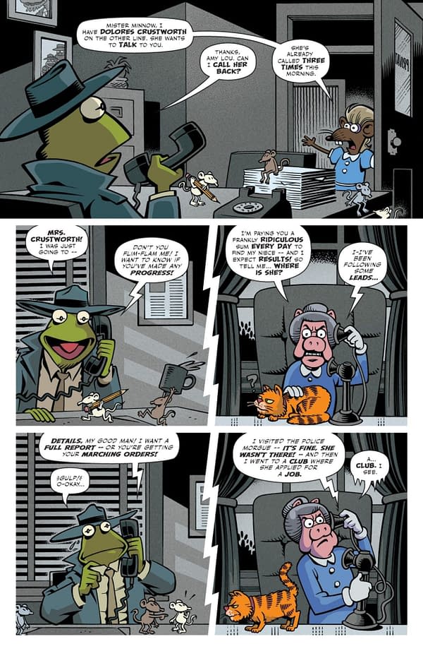 Interior preview page from Muppets Noir #2