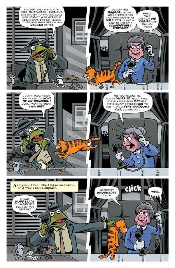 Interior preview page from Muppets Noir #2