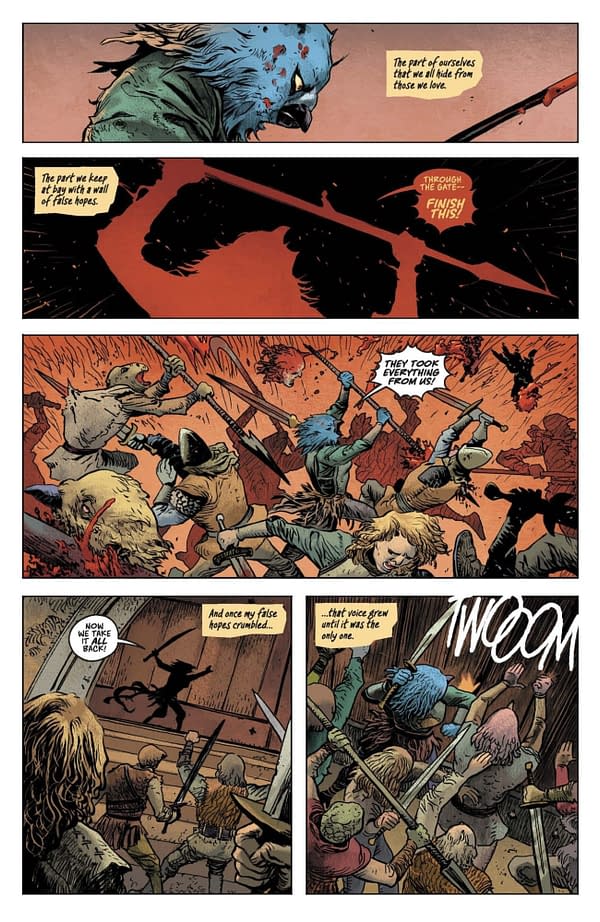 Interior preview page from The Sacrificers #21