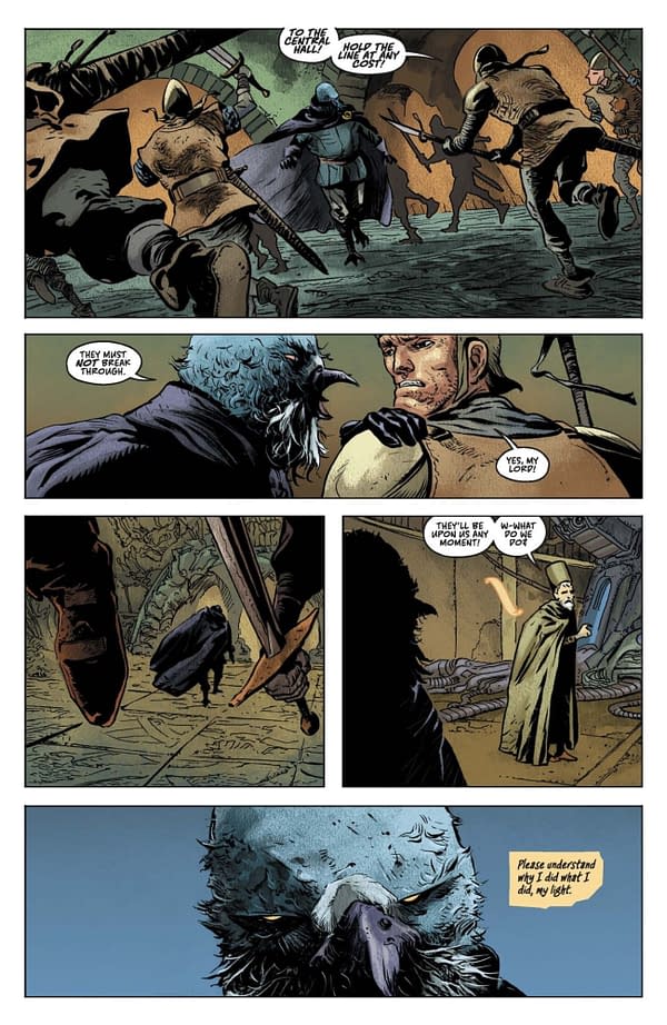 Interior preview page from The Sacrificers #21