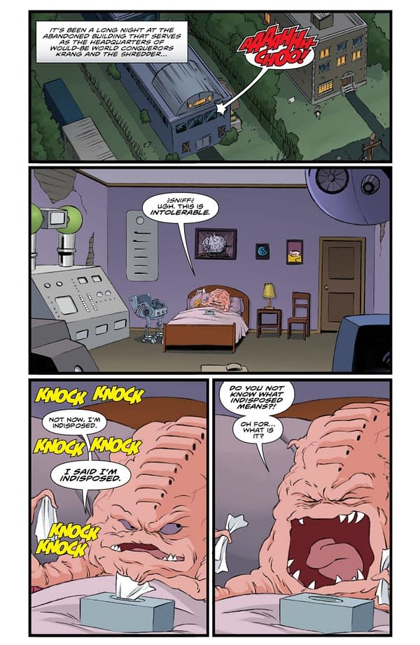 Interior preview page from TMNT: SATURDAY MORNING ADVENTURES #36 DAN SCHOENING COVER