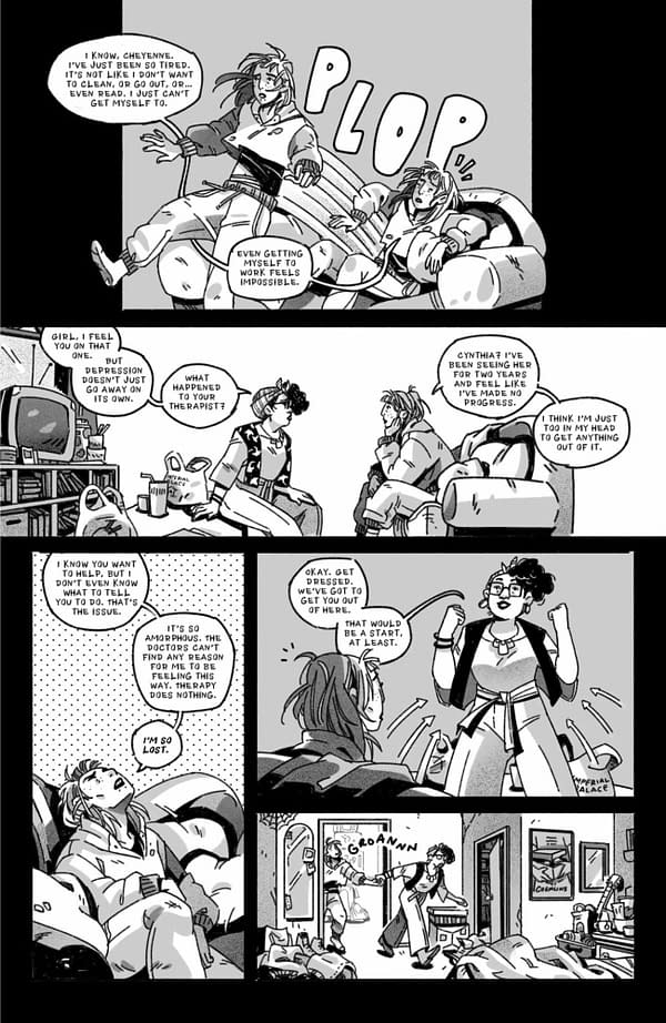 Interior preview page from THE TWILIGHT ZONE #6 NICOLE GOUX COVER