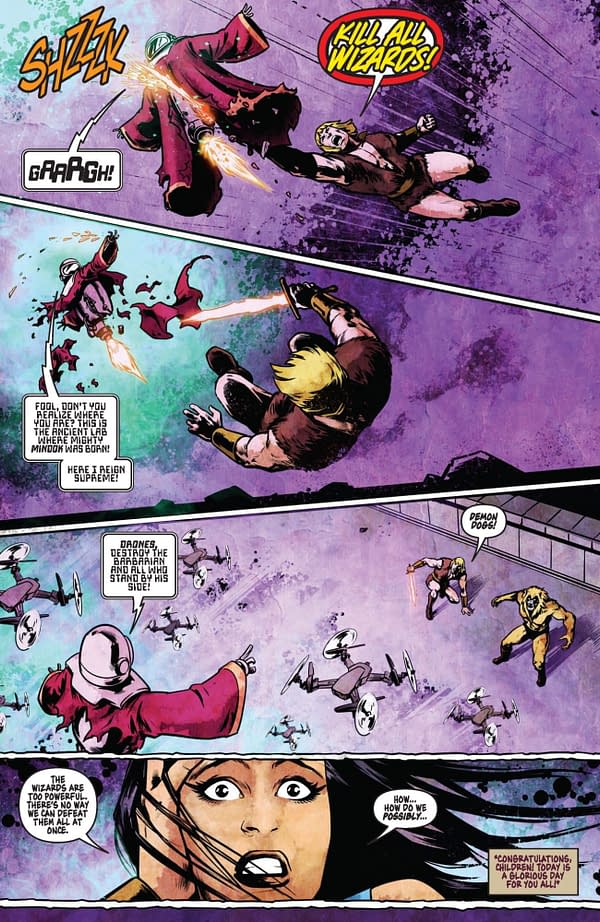 Interior preview page from Thundarr the Barbarian #3