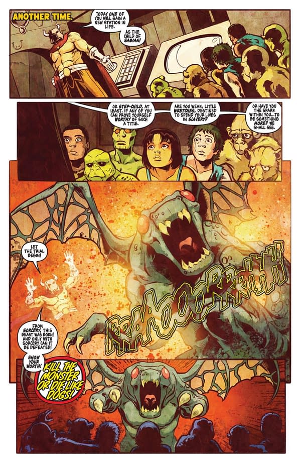 Interior preview page from Thundarr the Barbarian #3