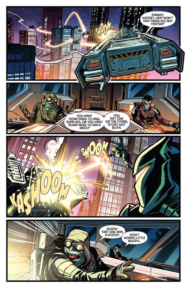 Interior preview page from ThunderCats x SilverHawks: ThunderHawks #1