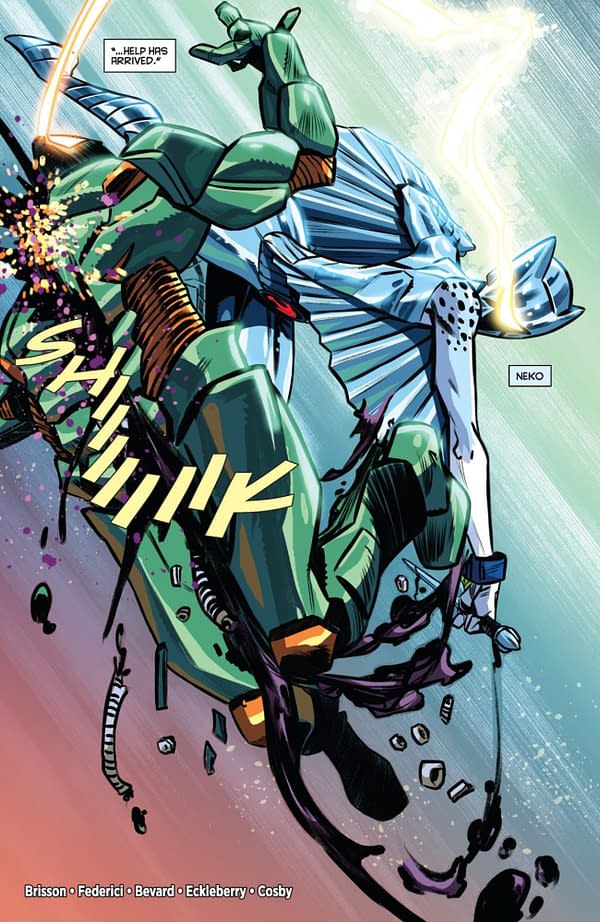 Interior preview page from ThunderCats x SilverHawks: ThunderHawks #1