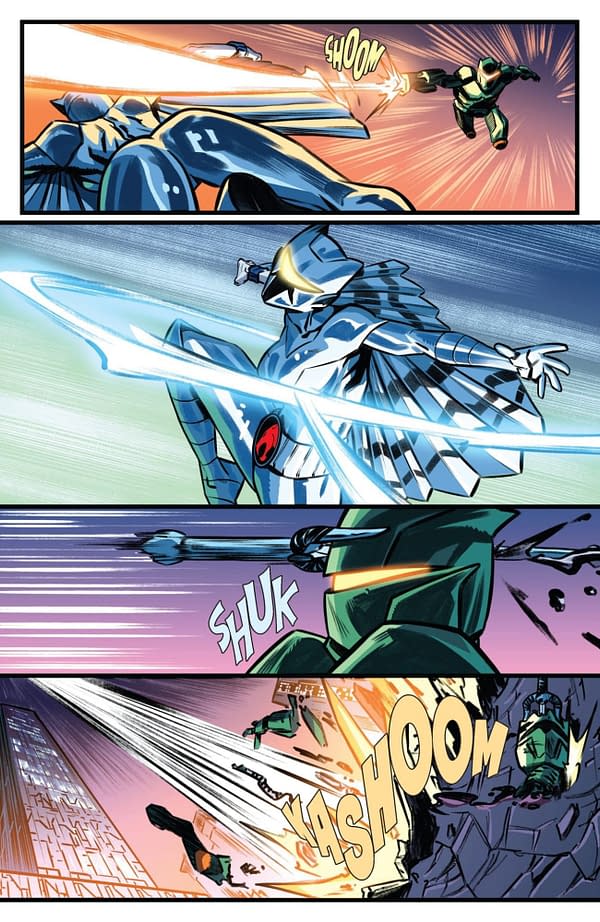 Interior preview page from ThunderCats x SilverHawks: ThunderHawks #1