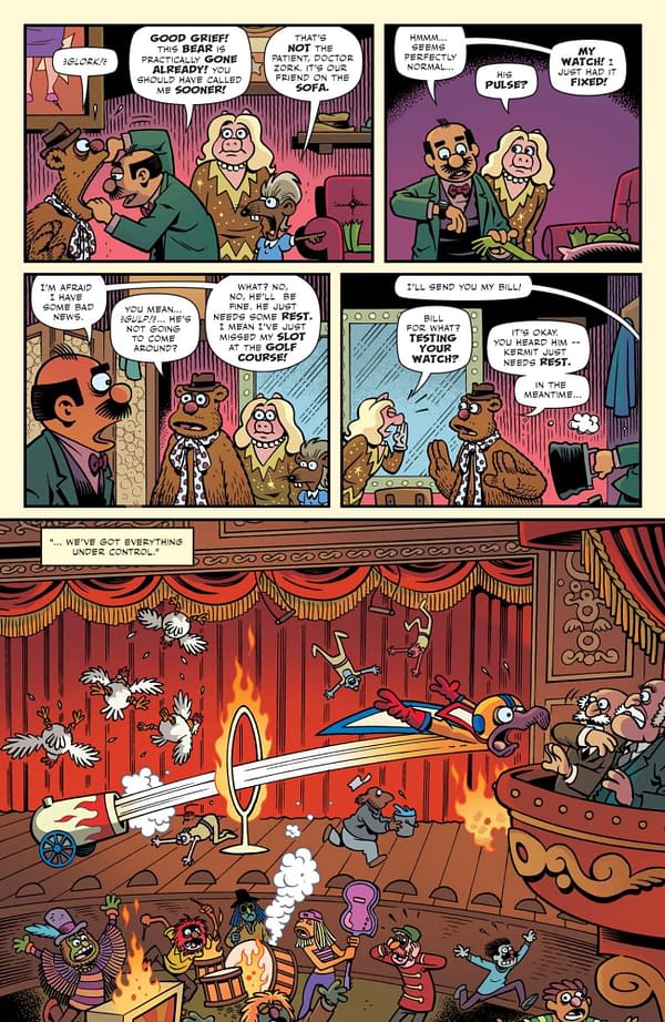 Interior preview page from Muppets Noir #3