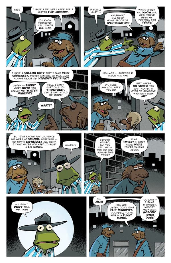 Interior preview page from Muppets Noir #3