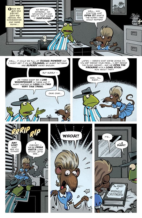 Interior preview page from Muppets Noir #3