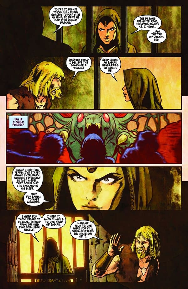 Interior preview page from Thundarr the Barbarian #4