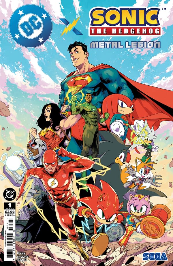 Cover image for DC x Sonic the Hedgehog: The Metal Legion #1