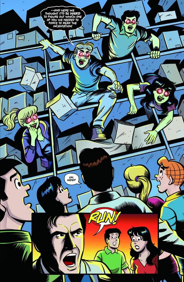 Interior preview page from Archie x Army of Darkness #4