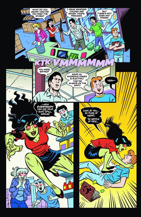 Interior preview page from Archie x Army of Darkness #4