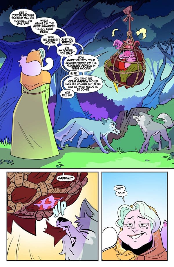 Interior preview page from Disney Villains: Gaston #3