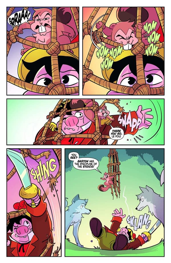 Interior preview page from Disney Villains: Gaston #3