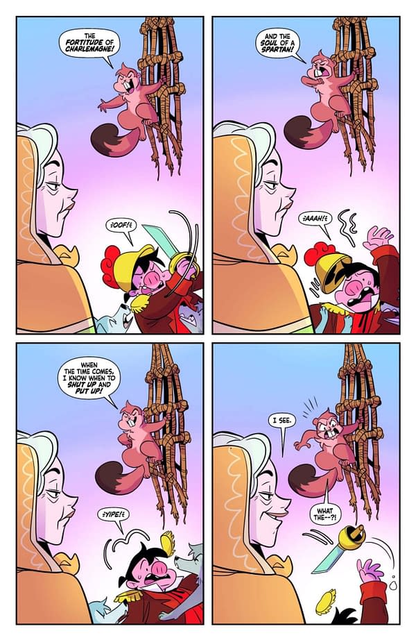 Interior preview page from Disney Villains: Gaston #3