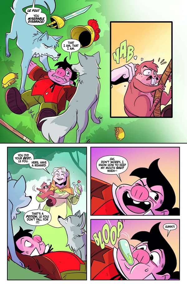 Interior preview page from Disney Villains: Gaston #3