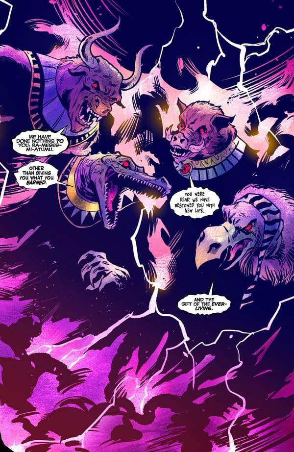 Interior preview page from Mumm-Ra the Ever-Living #2
