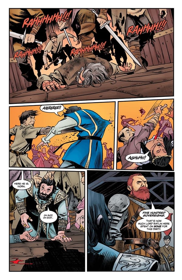 Interior preview page from Red Sonja: She-Devil with a Sword #1
