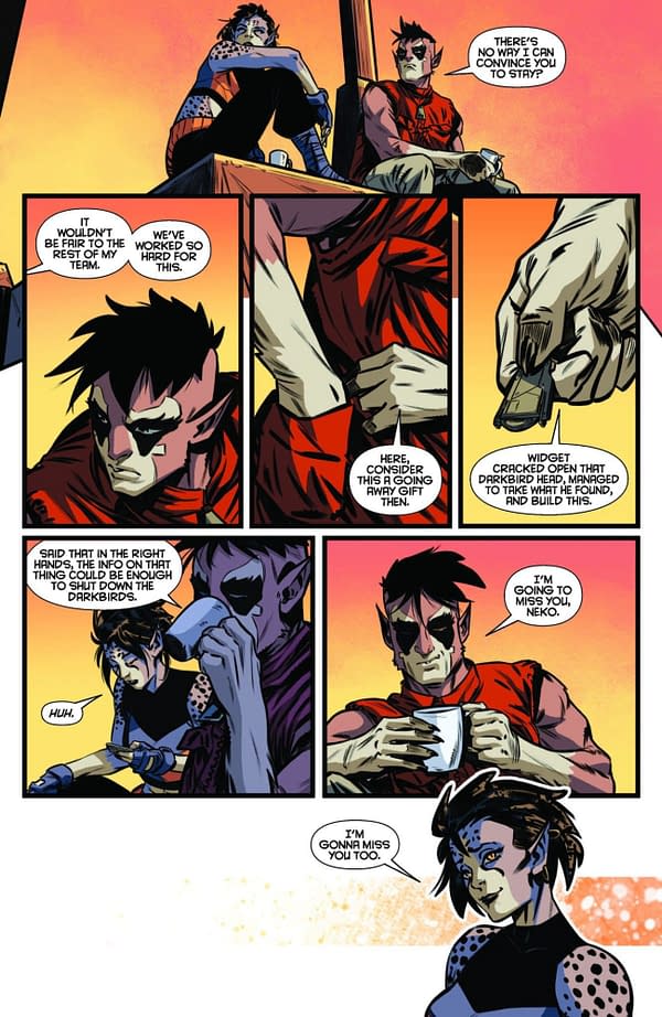 Interior preview page from ThunderCats x SilverHawks: Thunderhawks #2