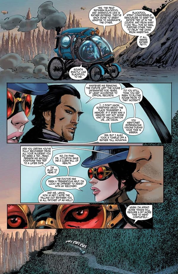 Interior preview page from Lady Mechanika: The Mechanical Menagerie #1