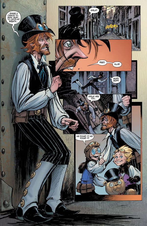 Interior preview page from Lady Mechanika: The Mechanical Menagerie #1