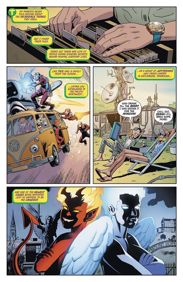 Interior preview page from Hornsby & Halo #0