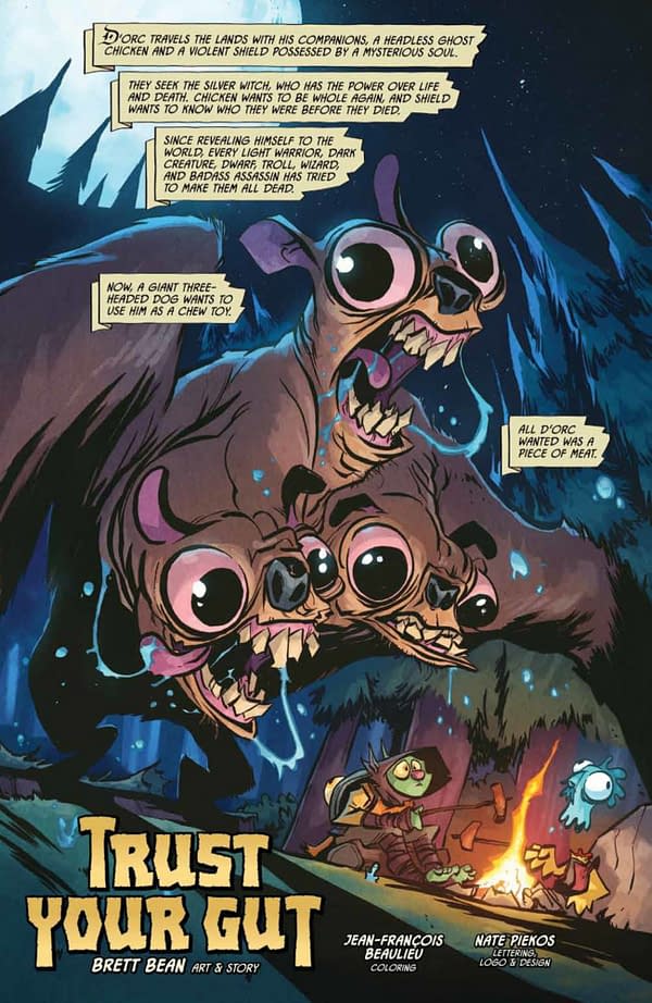 Interior preview page from D'Orc #4