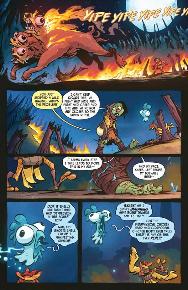 Interior preview page from D'Orc #4