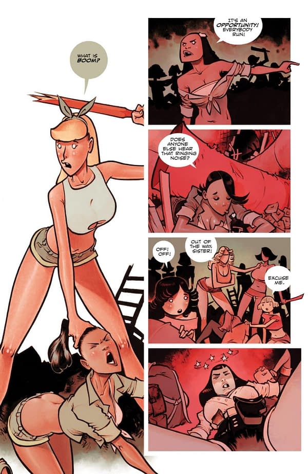 Interior preview page from Tigress Island #3