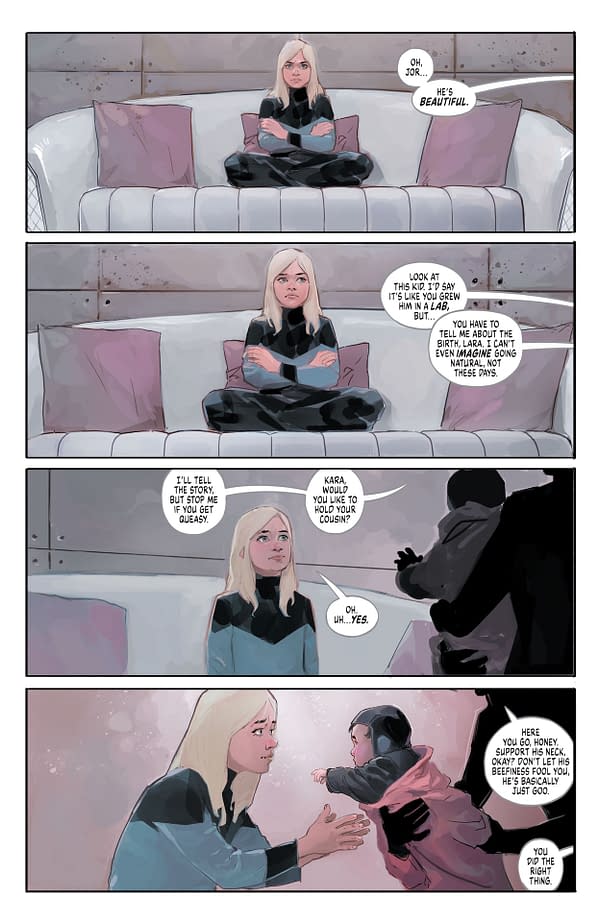 Interior preview page from Supergirl: Survive #1
