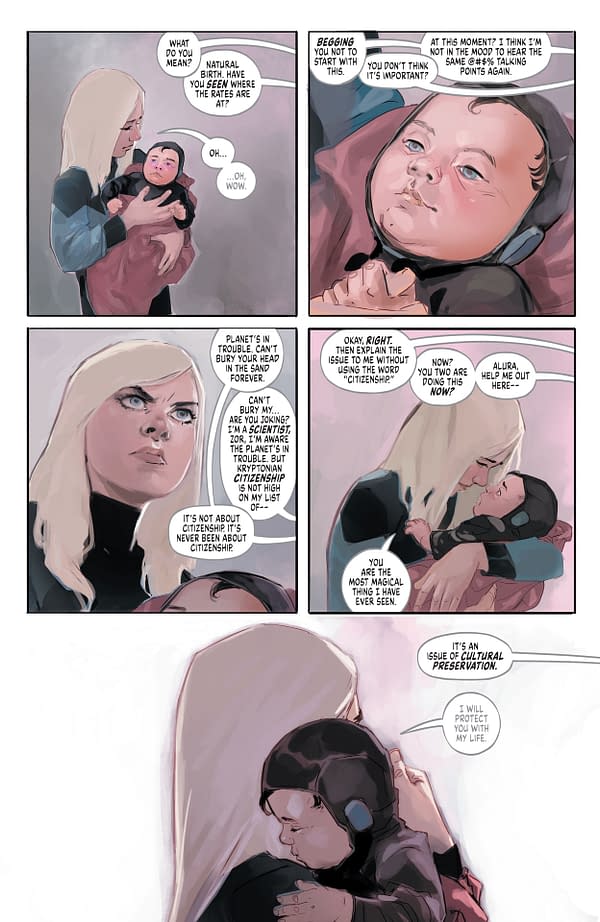 Interior preview page from Supergirl: Survive #1