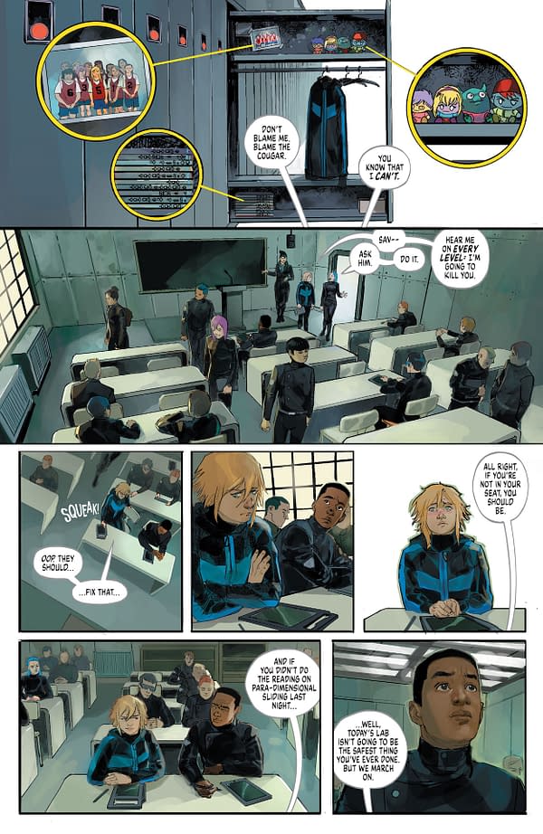 Interior preview page from Supergirl: Survive #1