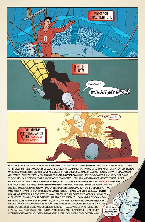 Interior preview page from The Deadman #1