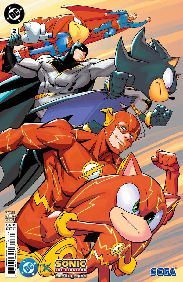 Cover image for DC x Sonic the Hedgehog: The Metal Legion #2